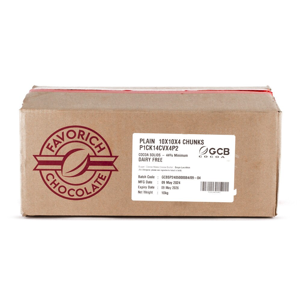 Favorich Bakestable Chocolate Dark Chunks 10kg